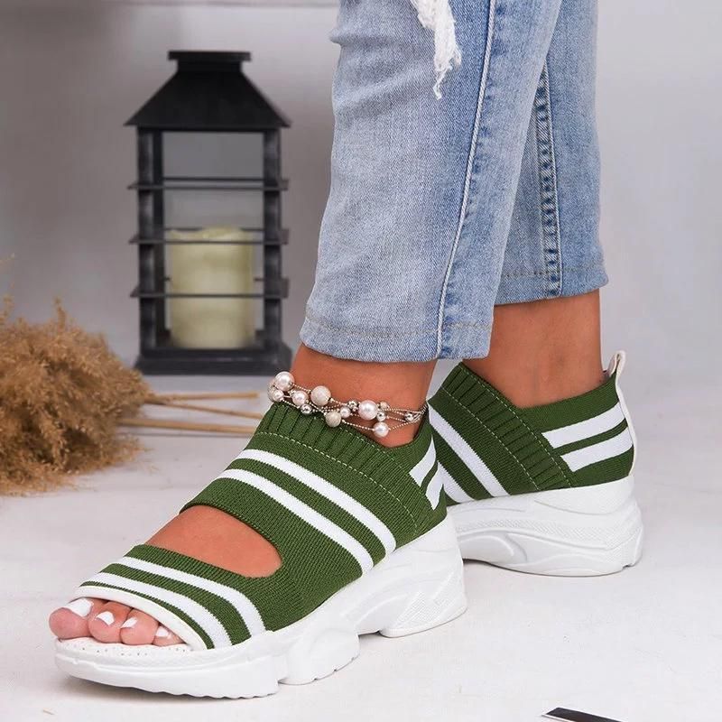Casual Women Breathable Wedge Comfy Sandals - Fit Most Width Foot Sandals