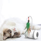 Interactive Cat Toy With Interchangeable Heads  Pet Feather Toys