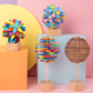 Solid Wooden Rotating Lollipop Fischer Series Creative Ornaments Decompression Toys Decompression Artifact Gyro
