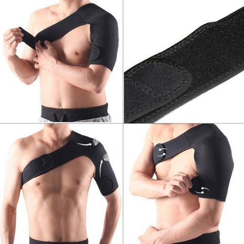 Shoulder Brace Compression Sleeve Support Strap ~ Relieve Shoulder Pain!