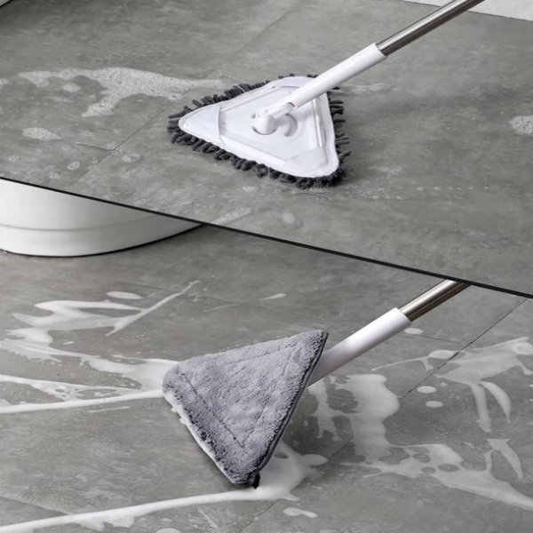 360 Degree Rotatable Adjustable Triangle Cleaning Mop