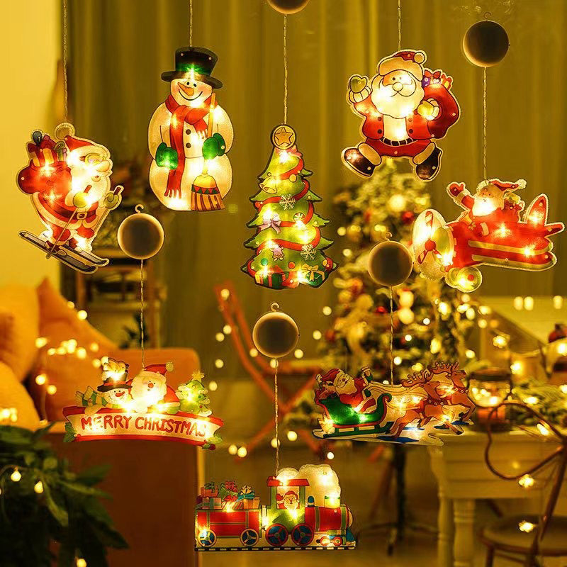 Christmas Window Hanging Lights