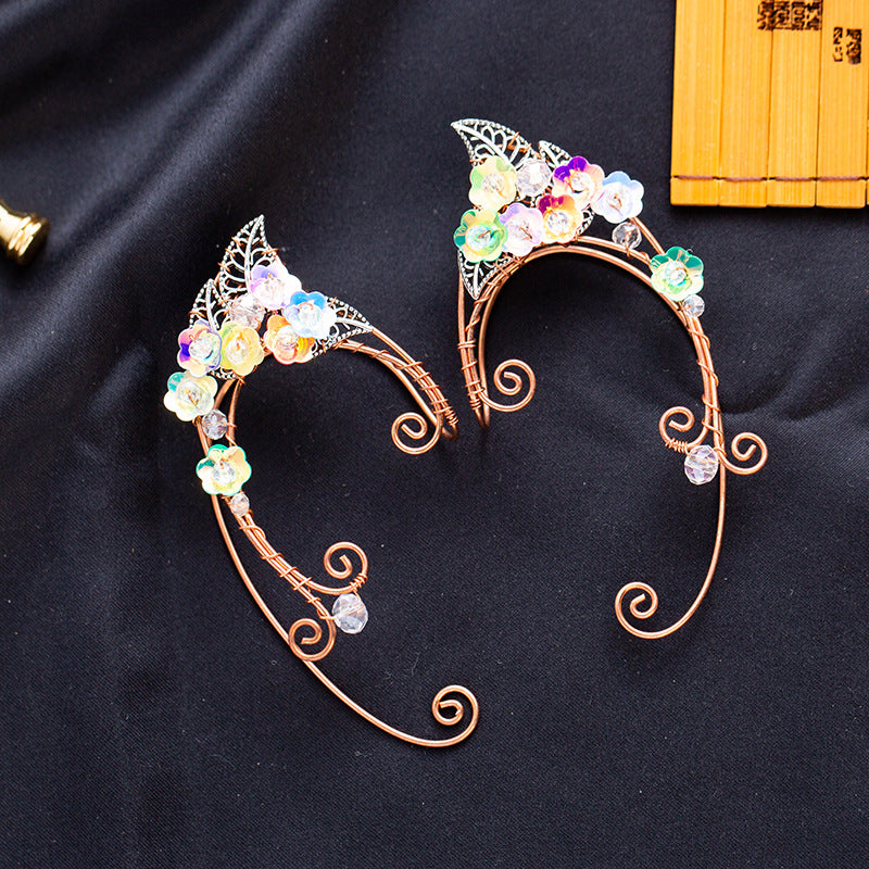 Women's Personality Temperament Without Pierced Color Ear Clip