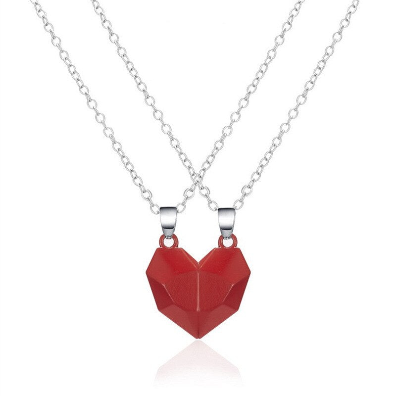Magnetic Necklaces Lovers Heart Couple