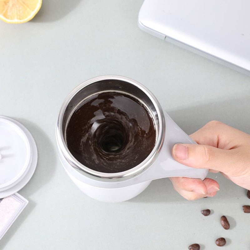 Self Stirring Magnetic Coffee Mixing Blender Cup