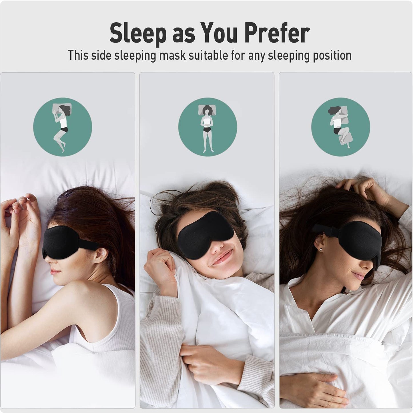 Unisex 3D Sleeping Mask for Blocking Light