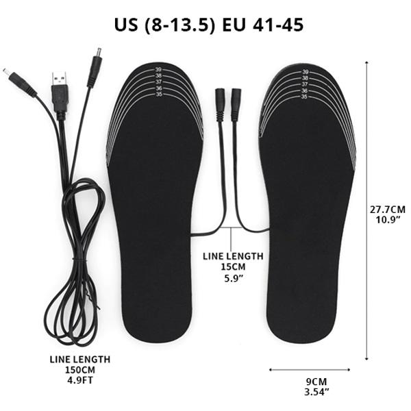 USB Heated Insoles Foot Warmer (1 Pair)