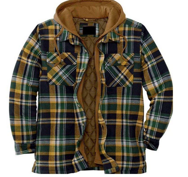 Men's Fleece Jacket Fall Winter Regular Coat Warm Casual Traditional / Classic Jacket