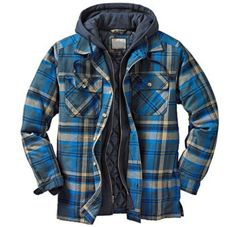 Men's Fleece Jacket Fall Winter Regular Coat Warm Casual Traditional / Classic Jacket