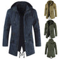 Men's Jacket Outdoor Winter Polyester Fashion Jacket Hoodie / Long Sleeve