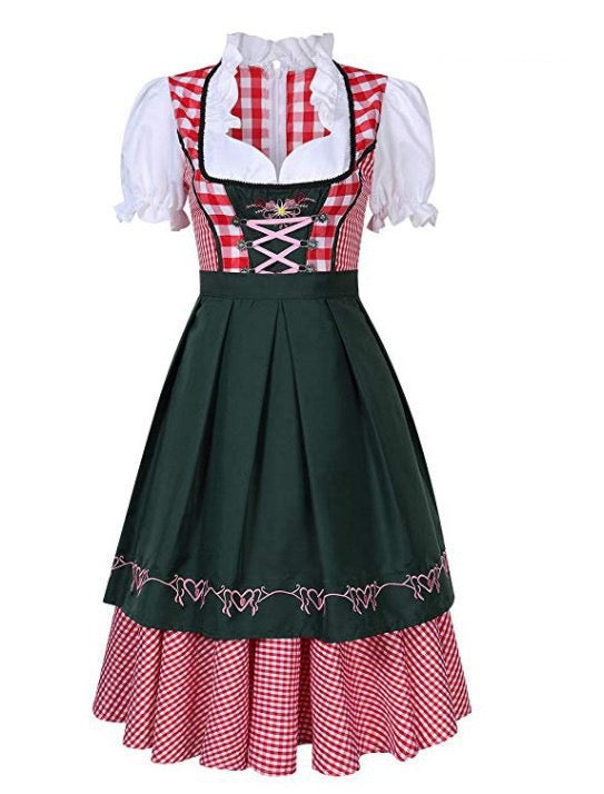 Oktoberfest Beer Women's Dress Apron Ethnic Style Dress