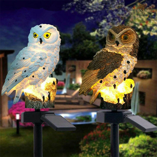 Waterproof LED Solar Garden Landscape Lights Parrot Owl