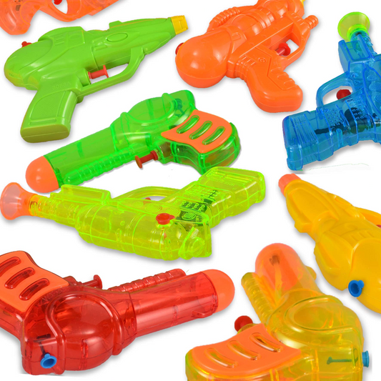 Assorted Water Guns, 24 Pack