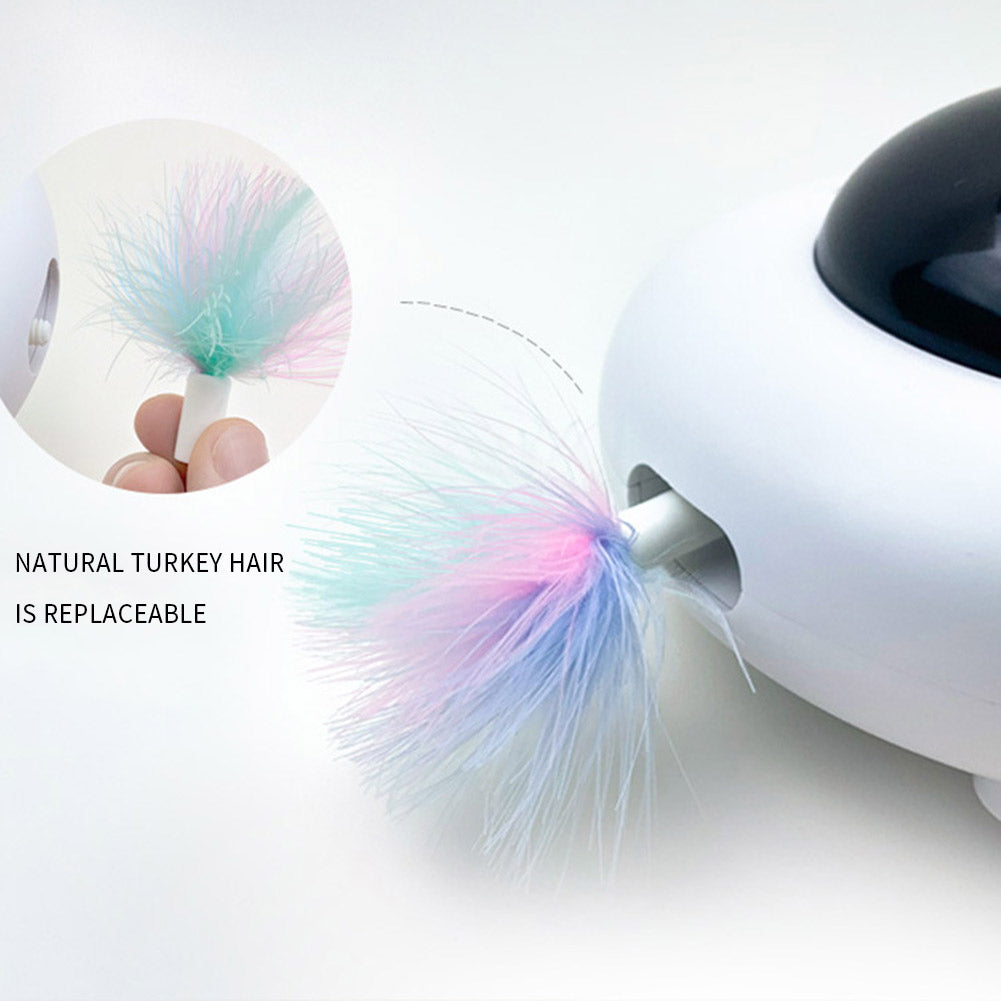 Cat UFO Interactive Teaser Toy