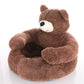 Cute Bear Hug Pet Bed