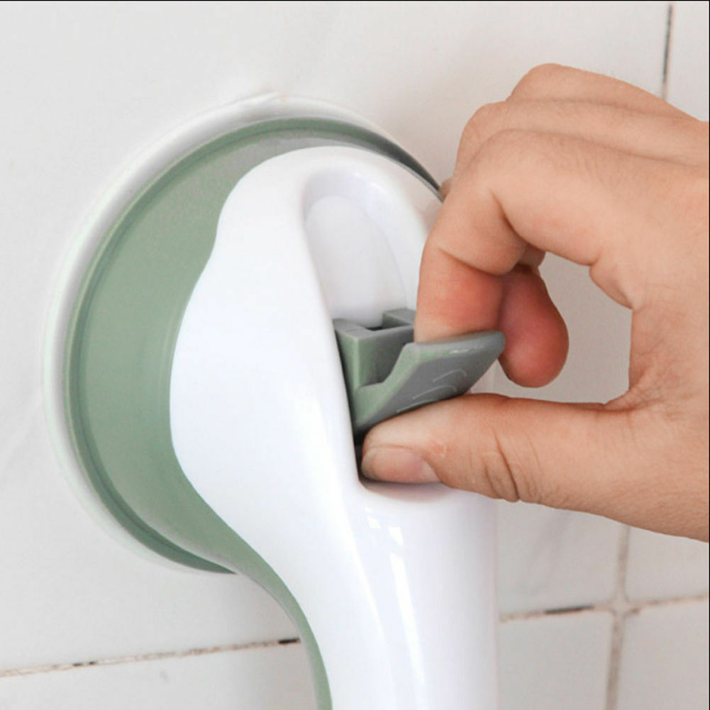 Sturdy Bathroom Shower Suction Cup Grab Bar Handle