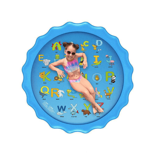Splash Pool With Sprinklers For Kids | Inflatable Water Play Pad