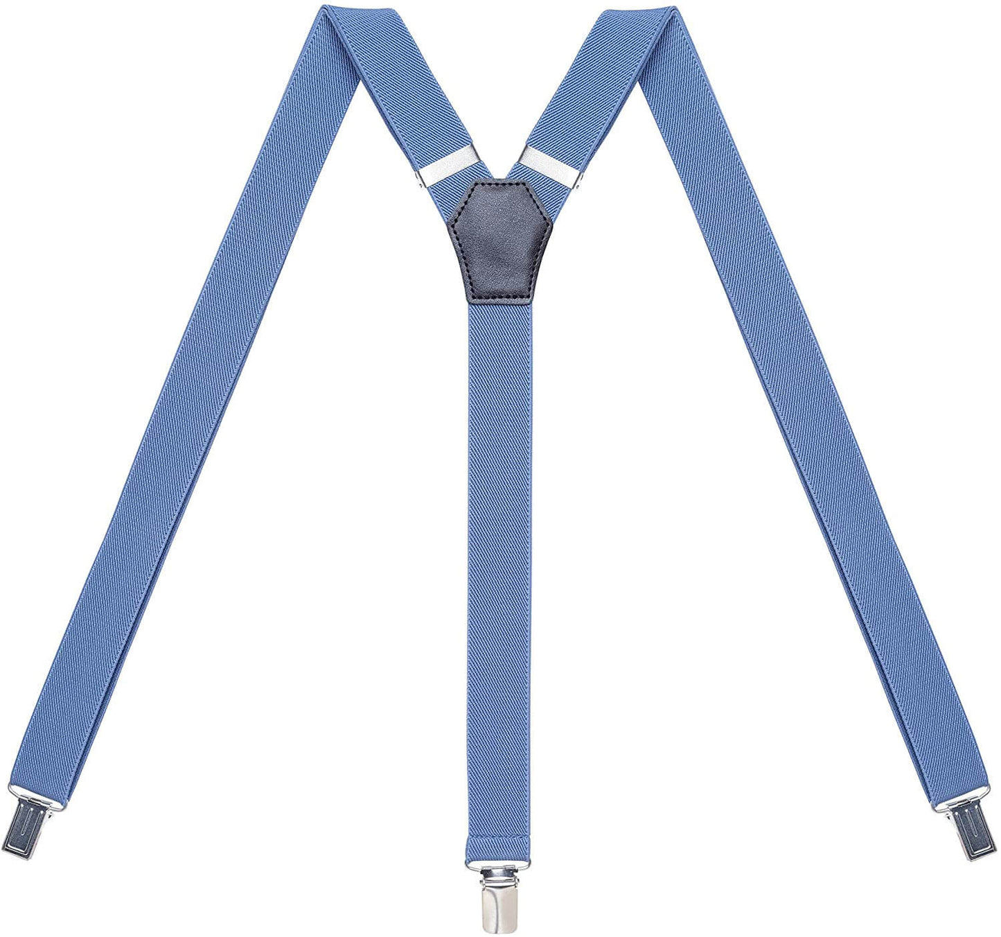 Womens Suspenders – Y Back Style – 1" Width - Comfortably Adjustable Elastic Straps and Metal Clips