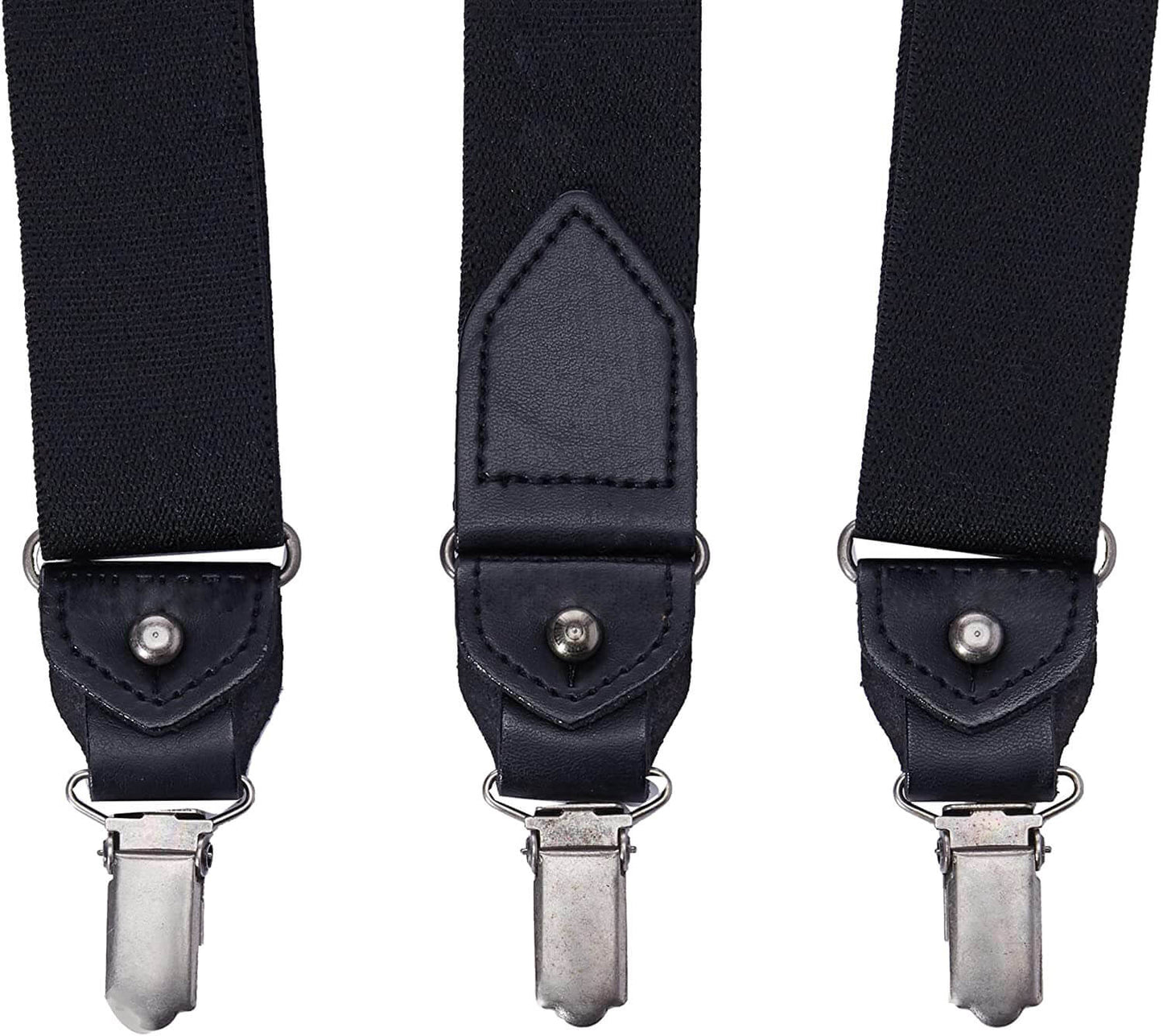 Men's 32mm Suspender with Convertible Clip, Button End and Strap