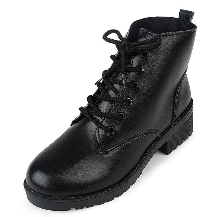 Women's HighHeel Short Leather Boots