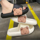 Cute Bear Flat Sandal Slipper Women's Shoes Casual Lady Girl Gift