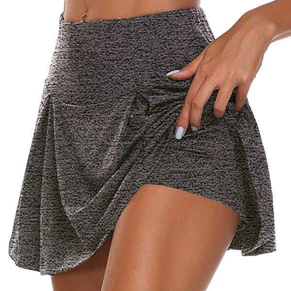 Women's Tennis Skirts Yoga Shorts Yoga Skirt 2 in 1 Seamless Quick Dry Lightweight Bottoms Plus Size Sports Activewear Stretchy