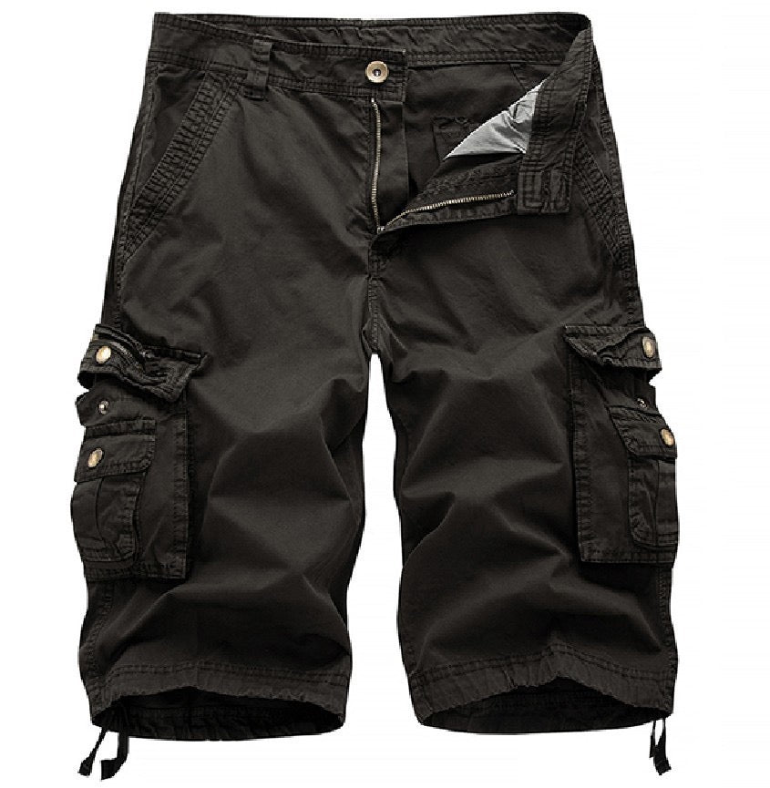 Men's Classic Streetwear Shorts Tactical Cargo Cargo Shorts Knee Length Pants Daily Wear Going out Solid