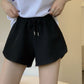 Loose Plus Size Wide Leg Shorts pants Women Summer New High Waist Casual Sports Pants