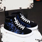 Men's high Shoes Students Canvas Breathable Sneakers