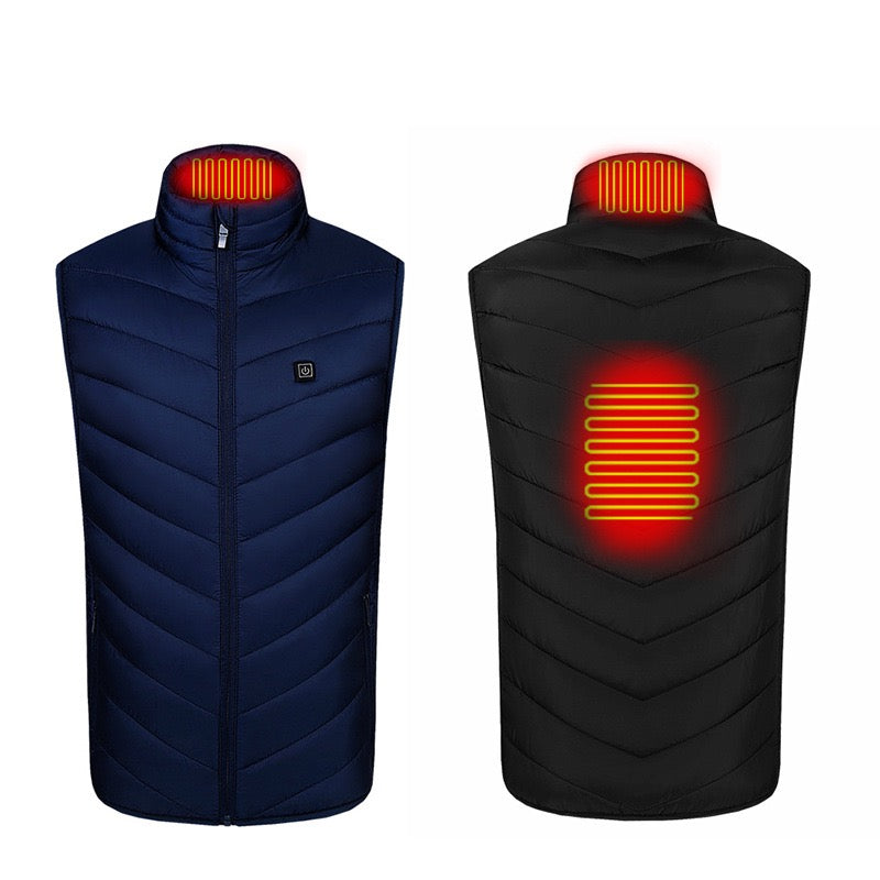 Electric Heated Vest Jacket Warm Unisex Winter Heating Body Warmer