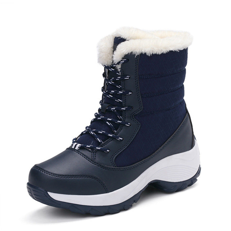 Women Winter Warm Ankle Boots Outdoor Platform Waterproof Snow Boots