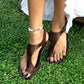 Flip Flop Sandals Ankle Strap Ring Toe Sandals Correct Foot Shape, Cool And Comfortable