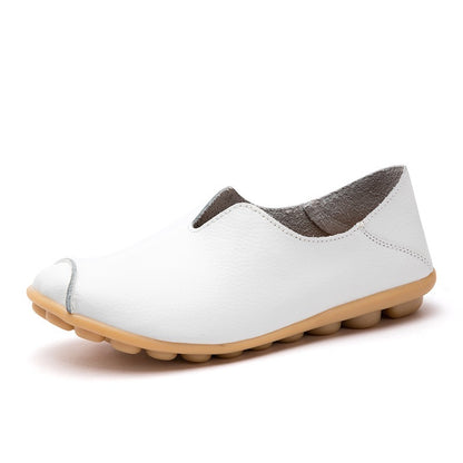 Casual Flat Heel Cow Tendon Low Top Shoes Soft and comfortable