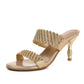 Women's Sandals Clogs & Mules Plus Size Block Heel Sandals Rhinestone Flare Heel Open Toe Casual Dress Party & Evening