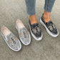 Women's Loafers & Slip-Ons Sneakers Rhinestone Pearl Flat Heel Round Toe