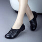 Women's Slip-Ons Bridal Shoes Flat Heel Round Toe Classic Walking Shoes PU Leather