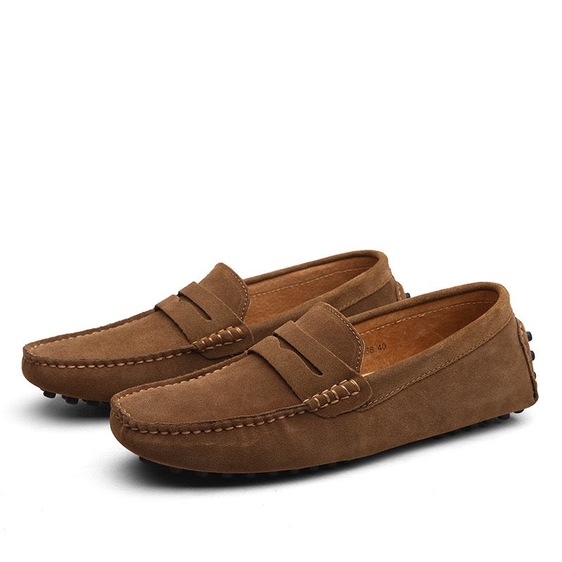 Men's Loafers & Slip-Ons Suede Shoes Comfort Shoes Casual Outdoor