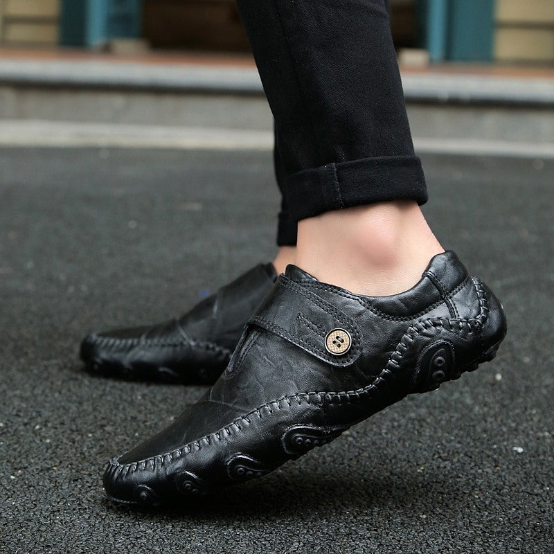 Men's Comfort Shoes Sporty Casual Outdoor Leather Non-slipping Wear Proof Fashionable And Versatile