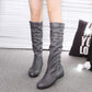 Women's Boots Cowboy Boots Knee High Boots Block Heel Round Toe Walking Shoes