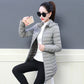 Women's Jacket Simple Casual with Pockets Polyester / Cotton Long Fall Winter Zipper Stand Collar