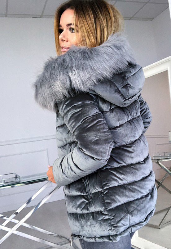 Women's Parka Hoodie Jacket Casual Full Zip Pocket Polyester Fall Winter Zipper Hoodie