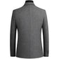 Men's Blazer Sport Jacket Sport Coat Smart Casual Regular Pocket Coat Fall Single Breasted Peaked Lapel/ Winter / Long Sleeve