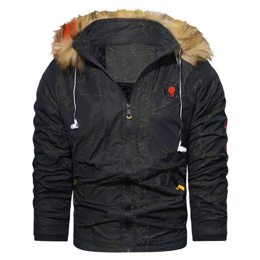Men's Hoodie Jacket Casual Comfortable Vacation Coat Winter Zipper Hoodie