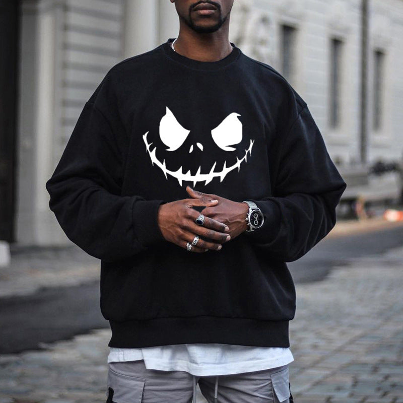 Men's Sweatshirt Pullover Graphic Print Hot Stamping Streetwear Casual Hoodies Sweatshirts