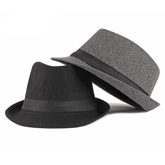Men's Party Protective Hat Party Classic Retro Pure Color Hat Outdoor Travel