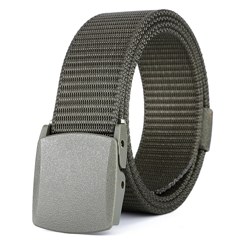 Men's Wide Belt Polyester Knit Stretch Belt Solid Colored 125CM