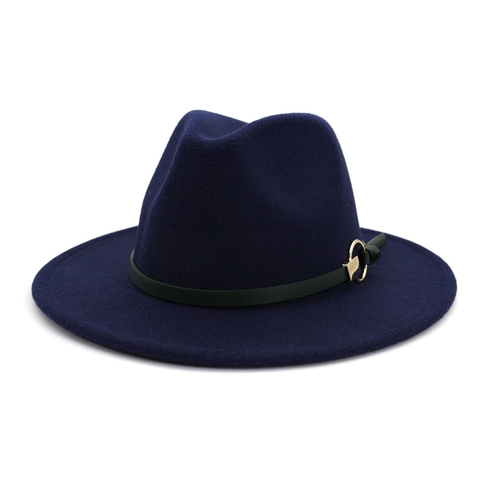 Unisex Party Bucket Hat Solid Colored Hat Classic and Simple Wide Brim Fedora Hat For Men 58CM