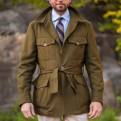 Men's Trench Coat Wear Fall Winter Long Coat Windproof Warm Casual Comfortable Jacket