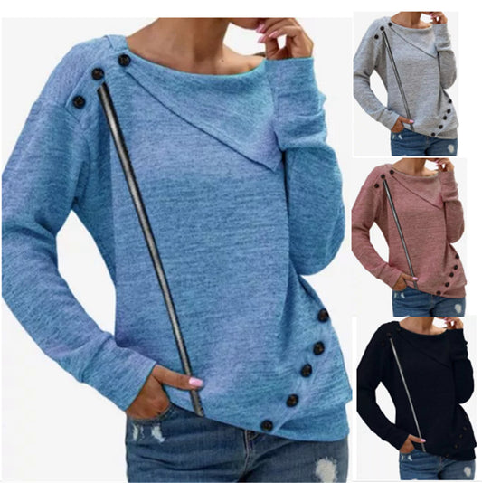 Women's Sweatshirt Zipper Casual Daily Sports Streetwear Casual Hoodies Sweatshirts