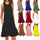 Women's A Line Dress Short Mini Dress Sleeveless